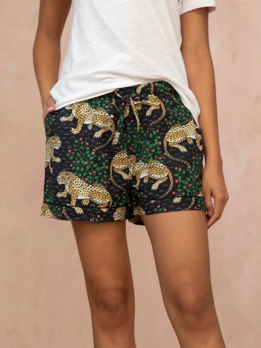 Printfresh PJ Shorts in Bagheera size medium